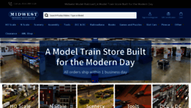 What Midwestmodelrr.com website looked like in 2022 (1 year ago)