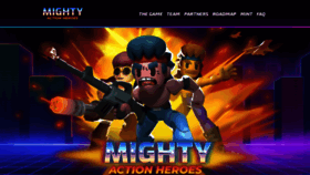 What Mightyactionheroes.com website looked like in 2022 (1 year ago)