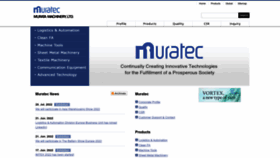 What Muratec.net website looked like in 2022 (1 year ago)