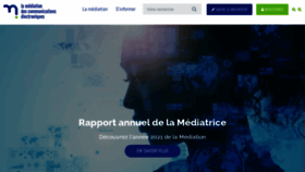 What Mediation-telecom.org website looked like in 2022 (1 year ago)