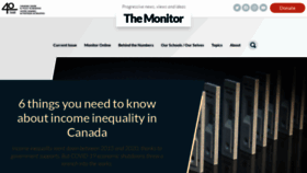 What Monitormag.ca website looked like in 2022 (1 year ago)