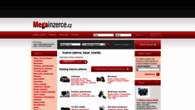 What Megainzerce.cz website looked like in 2022 (1 year ago)