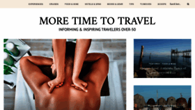 What Moretimetotravel.com website looked like in 2022 (1 year ago)