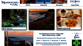 What Mendocino.com website looked like in 2022 (1 year ago)