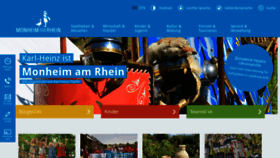 What Monheim.de website looked like in 2022 (1 year ago)