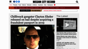 What Missioncityrecord.com website looked like in 2022 (1 year ago)