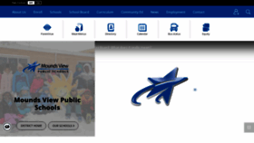What Moundsviewschools.org website looked like in 2022 (1 year ago)