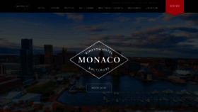 What Monaco-baltimore.com website looked like in 2022 (1 year ago)