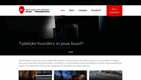 What Meldmisdaadanoniem.nl website looked like in 2022 (1 year ago)