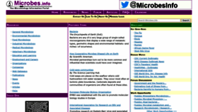 What Microbes.info website looked like in 2022 (1 year ago)