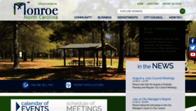 What Monroenc.org website looked like in 2022 (1 year ago)
