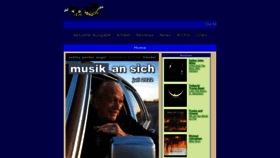 What Musikansich.de website looked like in 2022 (1 year ago)