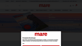 What Mare.de website looked like in 2022 (1 year ago)