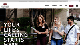 What Mccn.edu website looked like in 2022 (1 year ago)