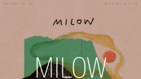 What Milow.com website looked like in 2022 (1 year ago)