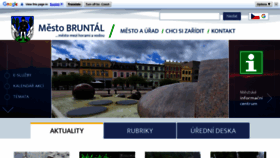 What Mubruntal.cz website looked like in 2022 (1 year ago)