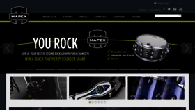 What Mapexdrums.com website looked like in 2022 (1 year ago)