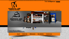 What Majestic.ma website looked like in 2022 (1 year ago)