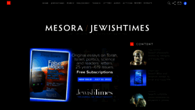 What Mesora.org website looked like in 2022 (1 year ago)