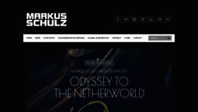 What Markusschulz.com website looked like in 2022 (1 year ago)