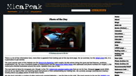 What Micapeak.com website looked like in 2022 (2 years ago)