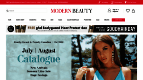 What Modernbeauty.ca website looked like in 2022 (1 year ago)
