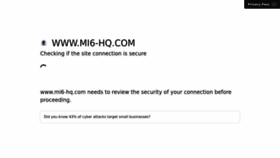 What Mi6-hq.com website looked like in 2022 (1 year ago)