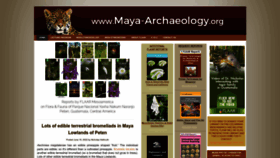 What Maya-archaeology.org website looked like in 2022 (1 year ago)