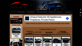 What Maxicar31.com website looked like in 2022 (3 years ago)