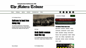 What Maderatribune.com website looked like in 2022 (1 year ago)