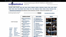 What Mojeosiedle.pl website looked like in 2022 (1 year ago)