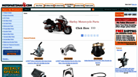 What Motopartsmax.com website looked like in 2022 (1 year ago)