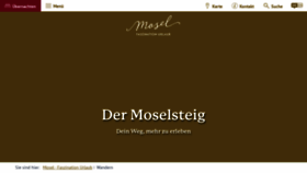 What Moselsteig.de website looked like in 2022 (1 year ago)