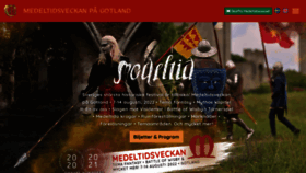 What Medeltidsveckan.se website looked like in 2022 (1 year ago)