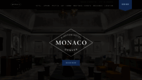 What Monaco-denver.com website looked like in 2022 (1 year ago)