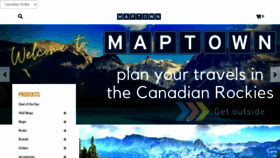 What Maptown.com website looked like in 2022 (1 year ago)