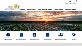 What Muehlacker.de website looked like in 2022 (2 years ago)