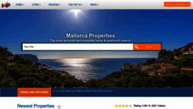 What Mallorca-properties.co.uk website looked like in 2022 (3 years ago)