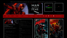 What Manwithoutfear.com website looked like in 2022 (2 years ago)