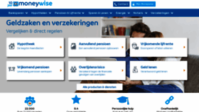 What Moneywise.nl website looked like in 2022 (1 year ago)