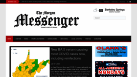 What Morganmessenger.com website looked like in 2022 (1 year ago)