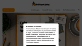 What Mecklenburgische.de website looked like in 2022 (1 year ago)