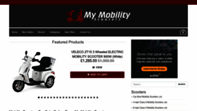 What Mymobilityscooters.co.uk website looked like in 2022 (1 year ago)