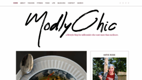 What Modlychic.com website looked like in 2022 (1 year ago)