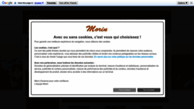 What Morinfrance.com website looked like in 2022 (1 year ago)