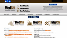 What Medchi.org website looked like in 2022 (1 year ago)