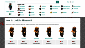 What Minecraft-max.net website looked like in 2022 (1 year ago)
