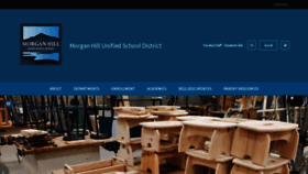 What Mhusd.org website looked like in 2022 (1 year ago)