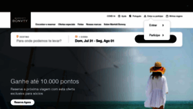 What Marriott.com.br website looked like in 2022 (1 year ago)