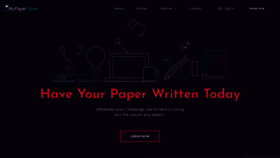 What Mypaperdone.com website looked like in 2022 (1 year ago)